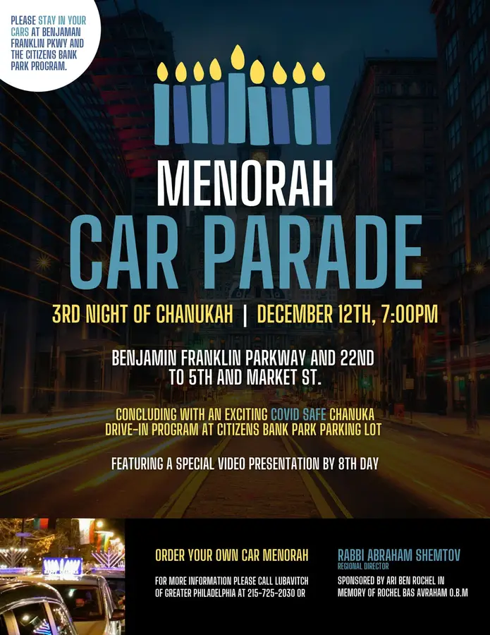 Menorah Car Parade