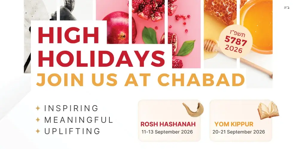 Welcome to Chabad of Dallas! High Holidays with Chabad MORE INFO Friday Night in the Sukkah RSVP Today