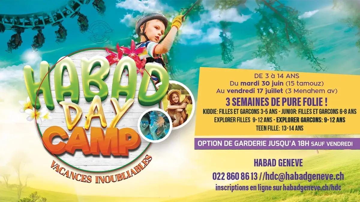 Habad Day Camp Offrez à vos enfants les vacances de ses rêves!