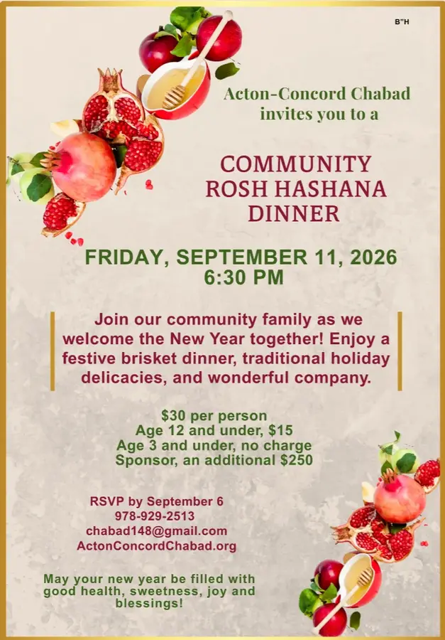 Community Rosh Hashana Dinner
