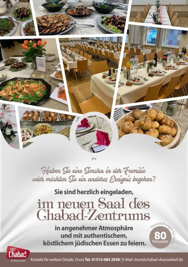 Haben Sie eine Simcha in der Familie oder möchten Sie ein anderes Ereignis begehen?