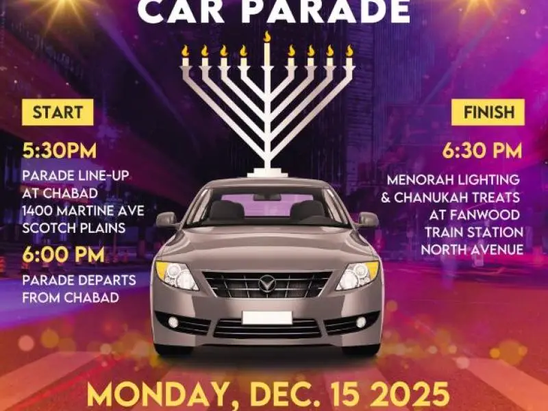 Chanukah Menorah Car Parade