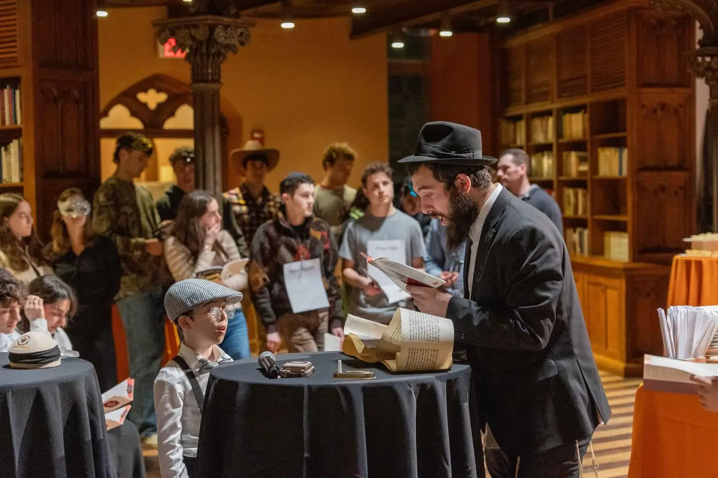 Midterms, papers, and a stressful week—and still you came together to celebrate Purim. 🎭 Nothing stops Jewish joy!