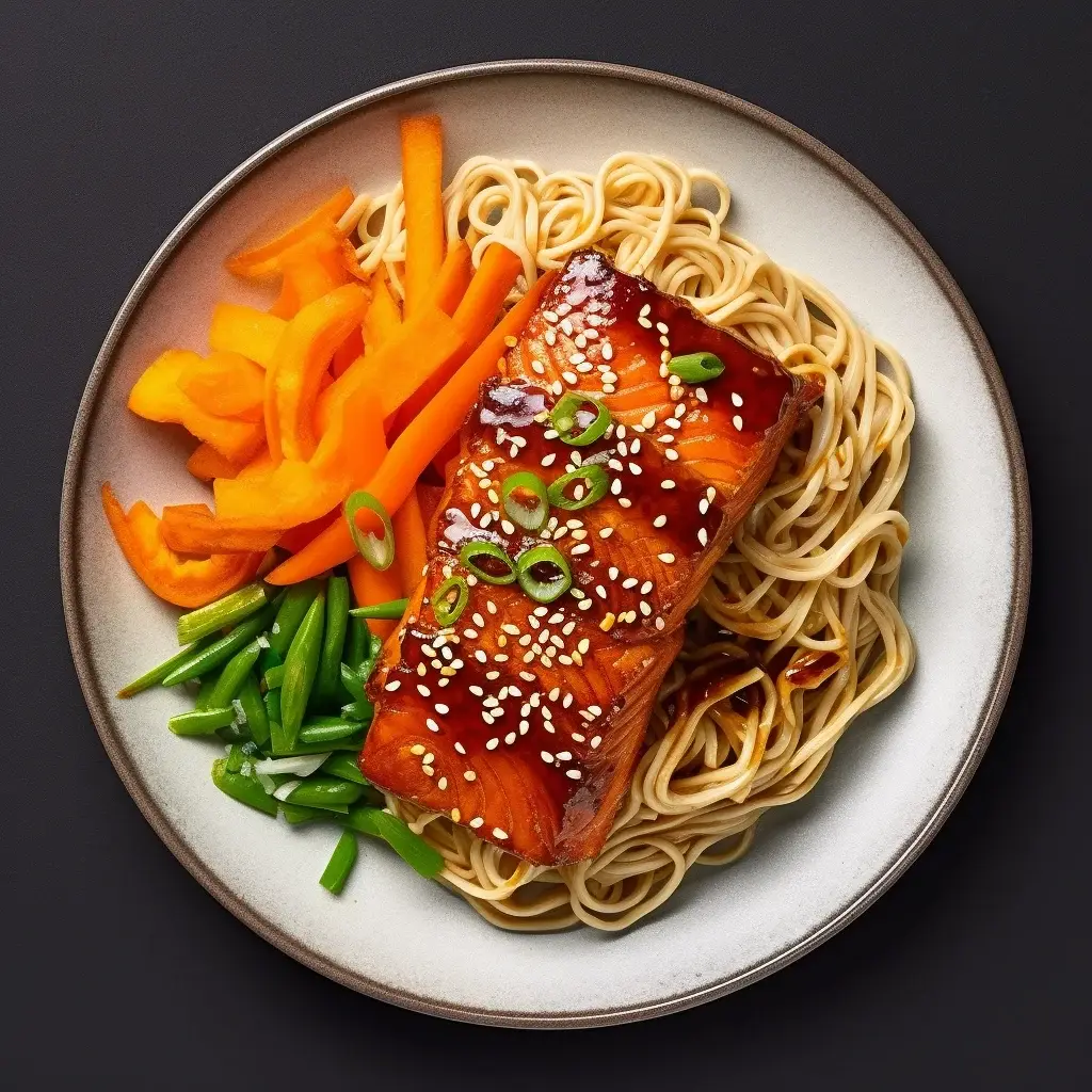 Sweet and Sour Meatballs Monday with spaghetti and sweet potato fries