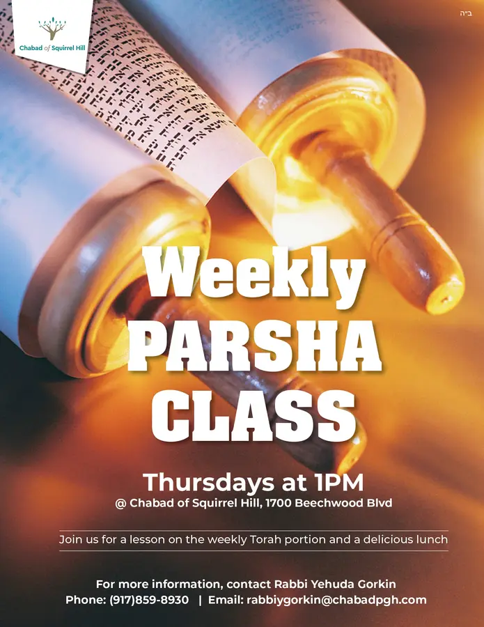 Weekly Parsha Class
