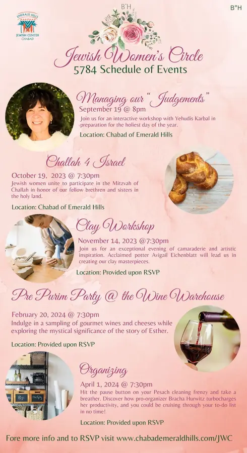 Schedule of Events