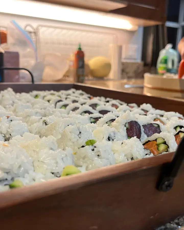 Sushi and study @730 tonight. Topic: Why Sushi is the Perfect Reward For a Great Study Session! Seriously.
