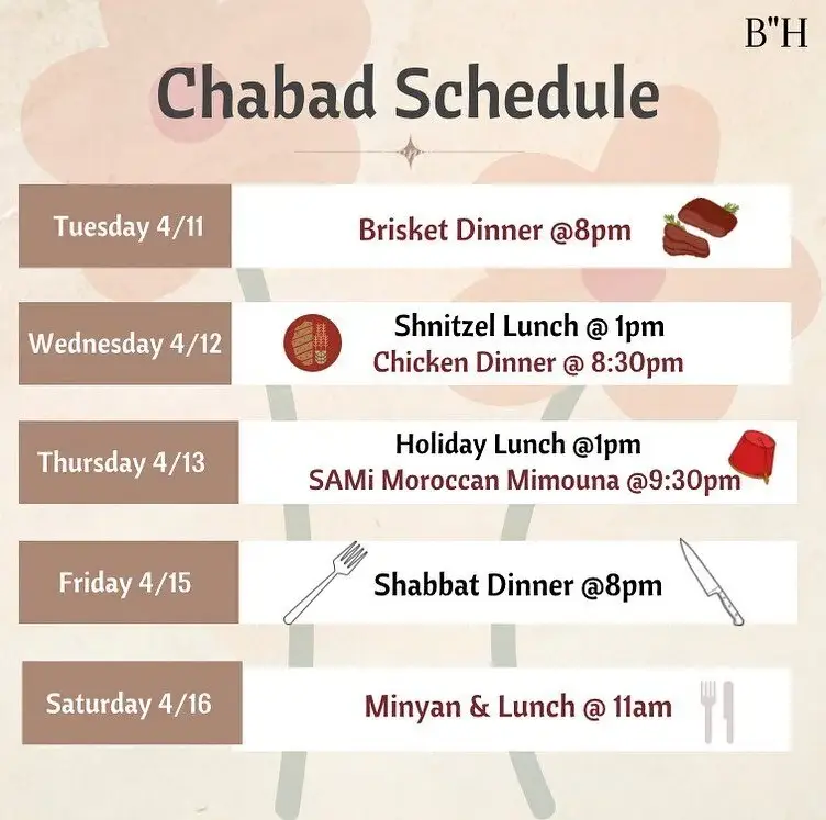 Welcome to Week 2! We have an exciting and packed week for you guys, can’t wait to see you all!