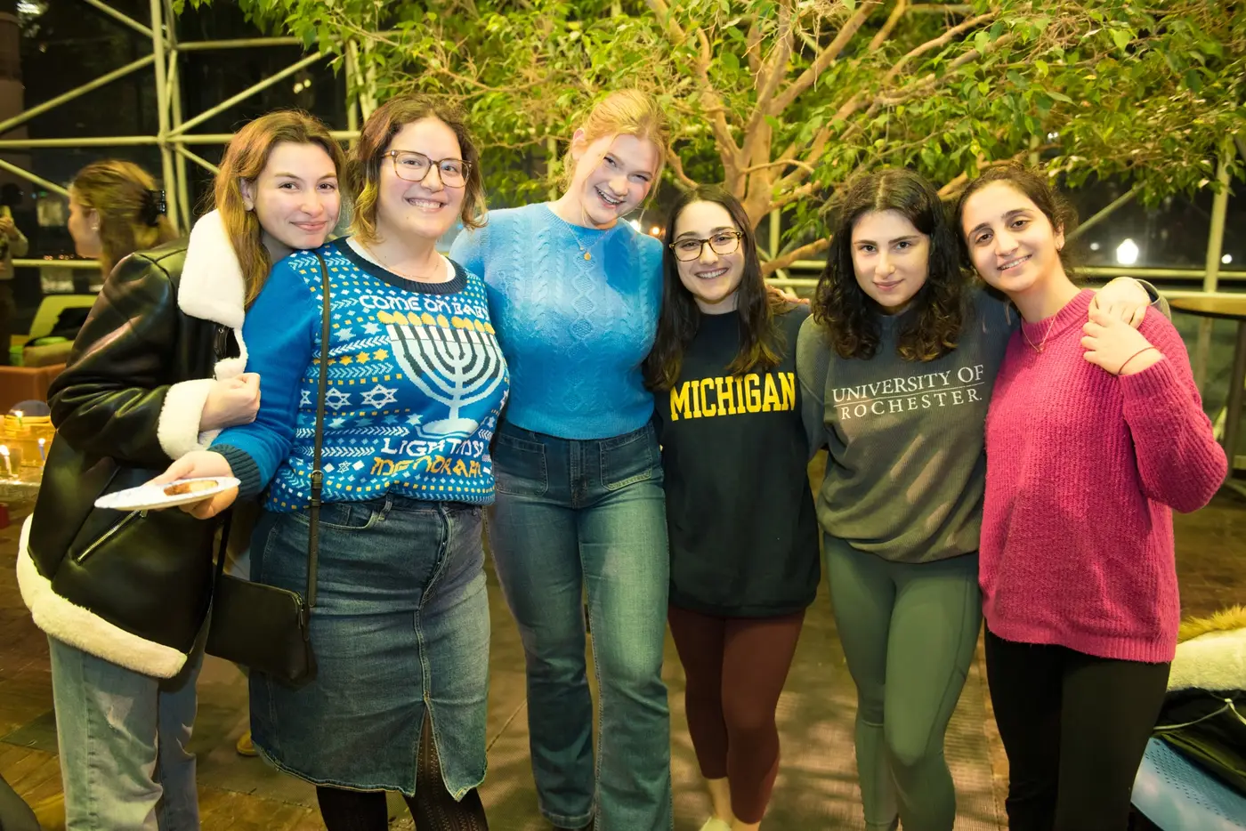 Students at a Chabad event