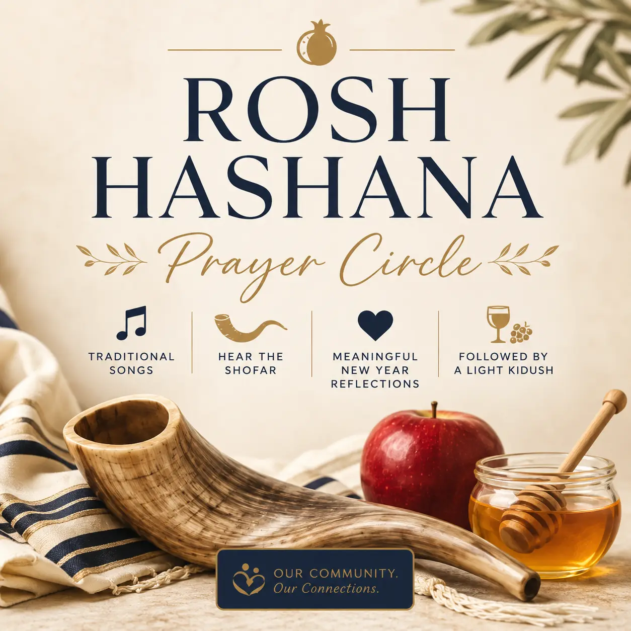 Sensory-friendly one hour service for the whole family. Hear the shofar and bring in the New Year together!