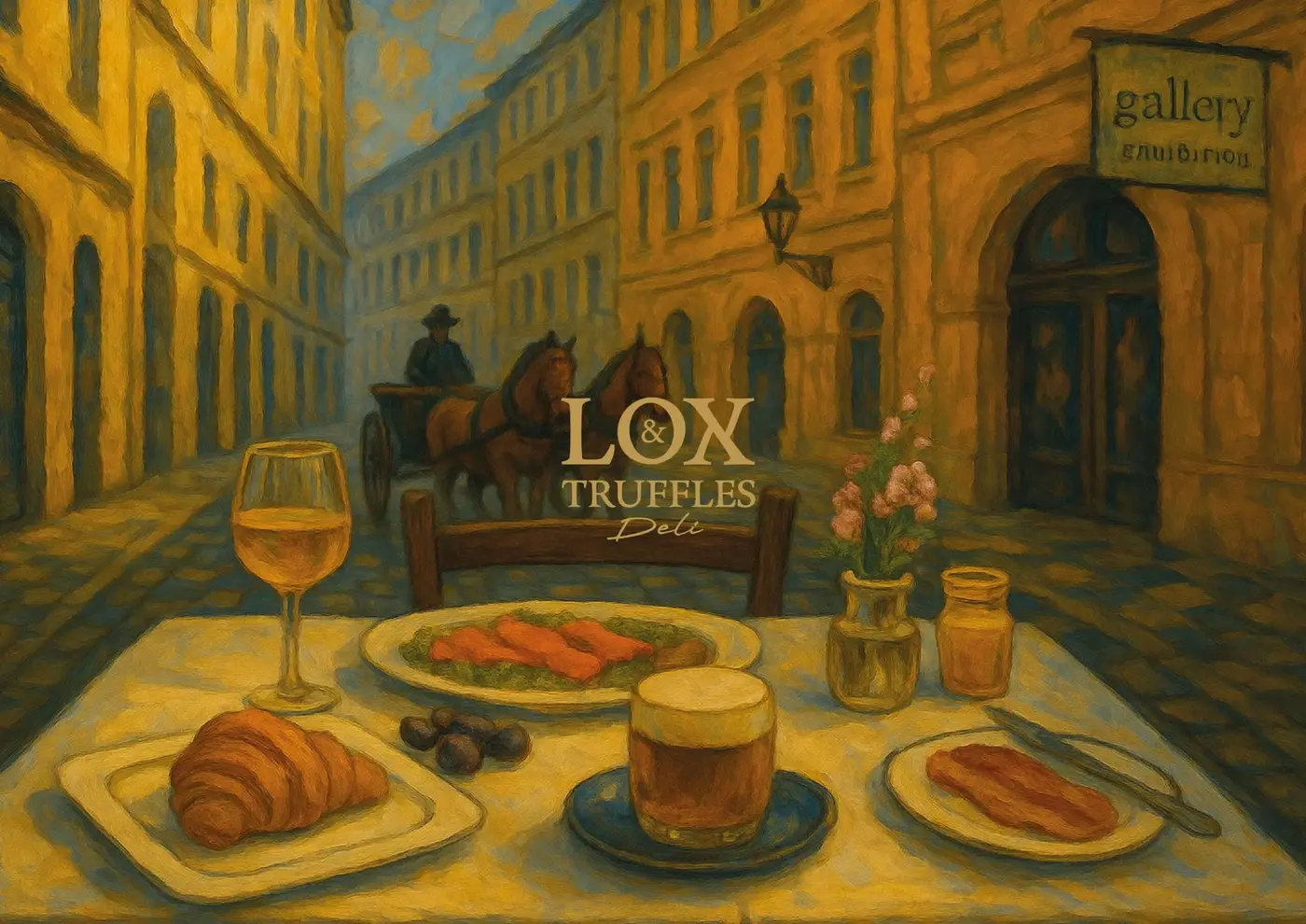 בית קפה חלבי LOX & TRUFFLES Deli 6 / EG Steindlgasse, Wien, Austria
