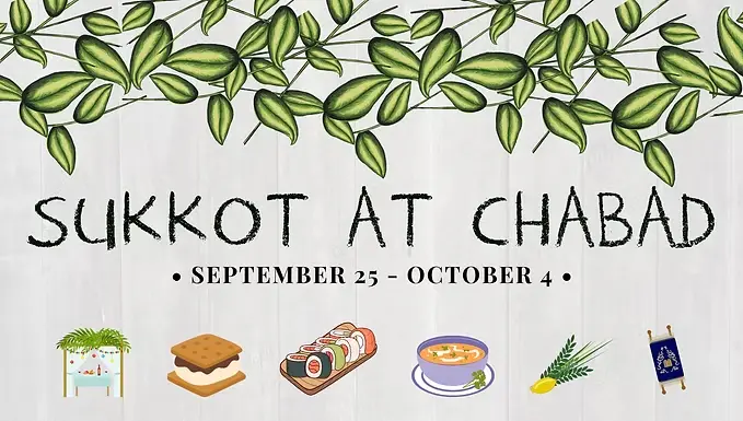 Celebrate Sukkot in the magical Chabad Sukkah!
