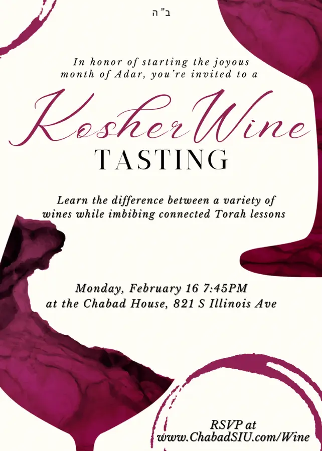 Kosher Wine Tasting