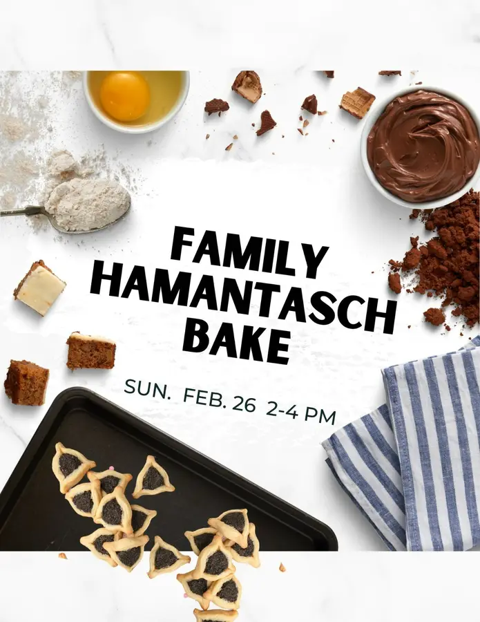 Pre- Purim Family Hamentash Bake