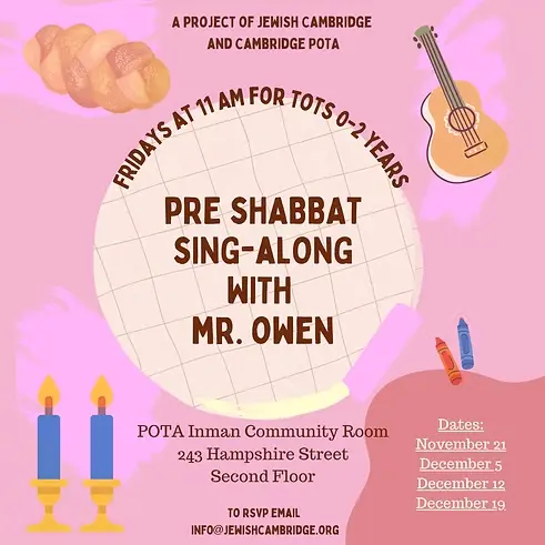 PRE SHABBAT SING-ALONG WITH MR. OWEN