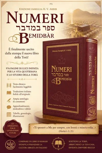 Bemidbar Libro dei Numeri Edizione Famiglia Arbib