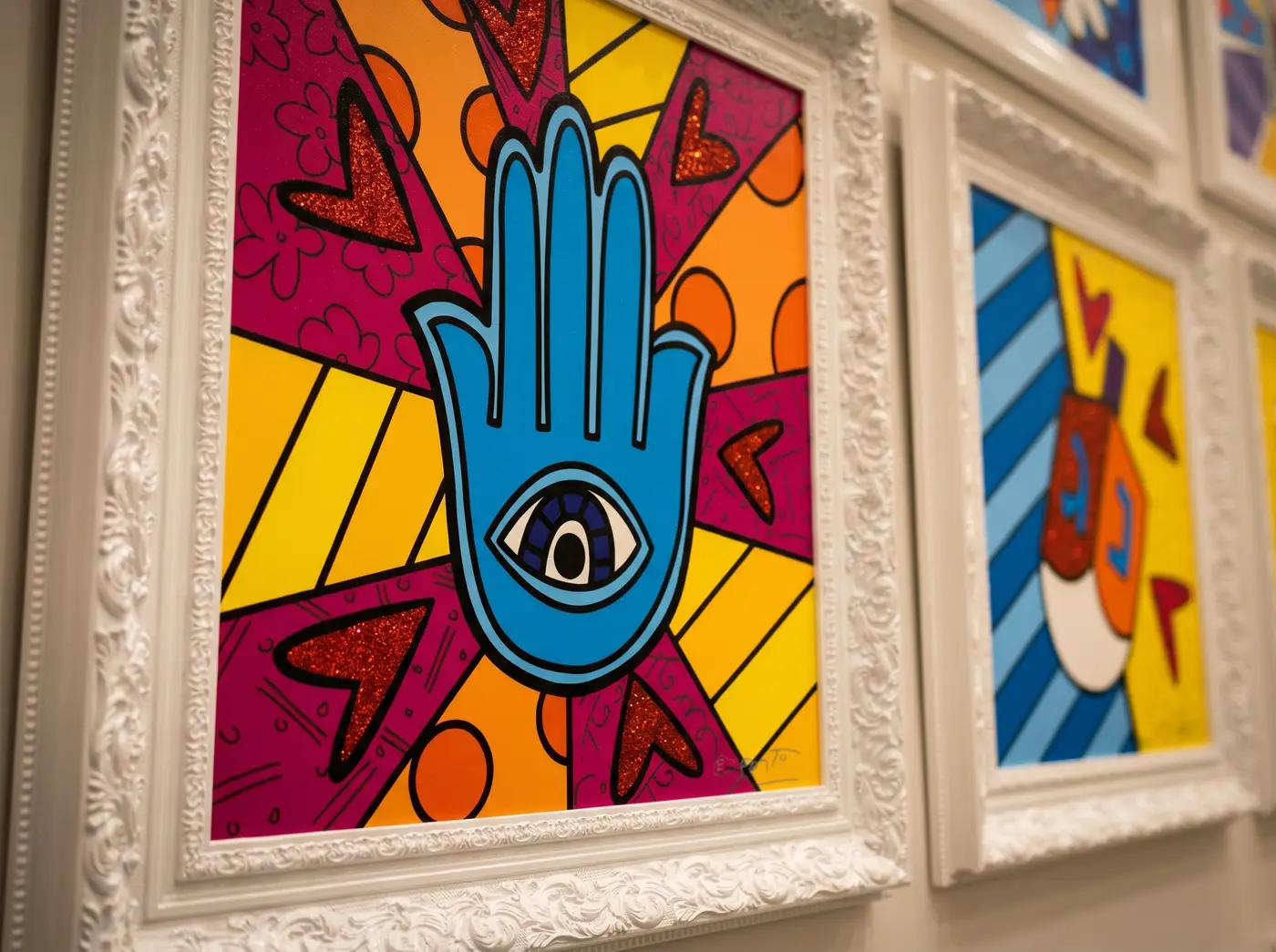 Curated installation view