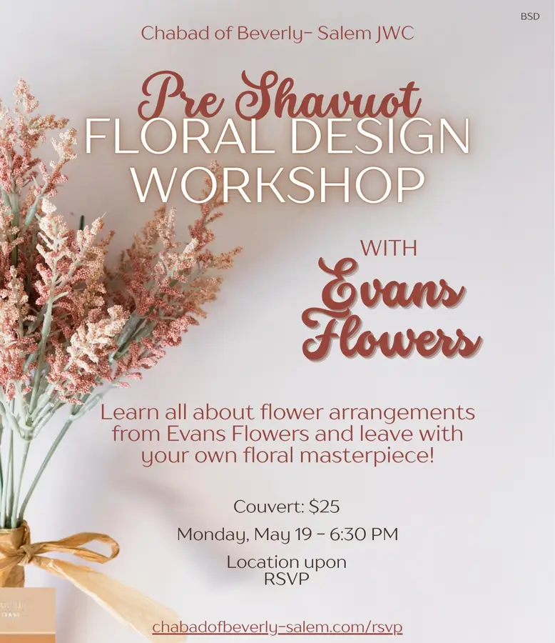 JWC Pre Shavuot Floral Arrangements