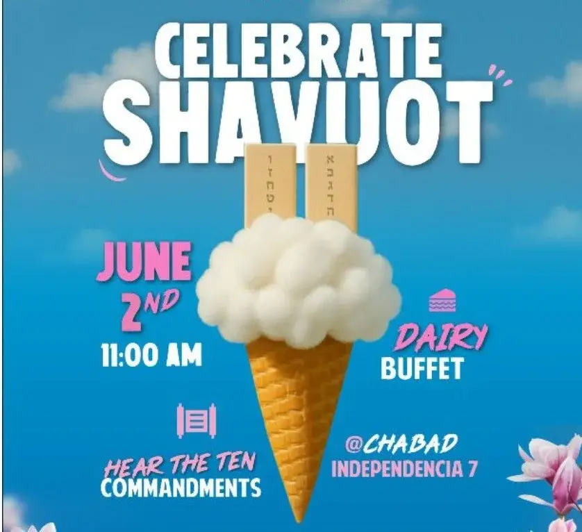 Celebrate Shavuot ! May 21- 23, 2026