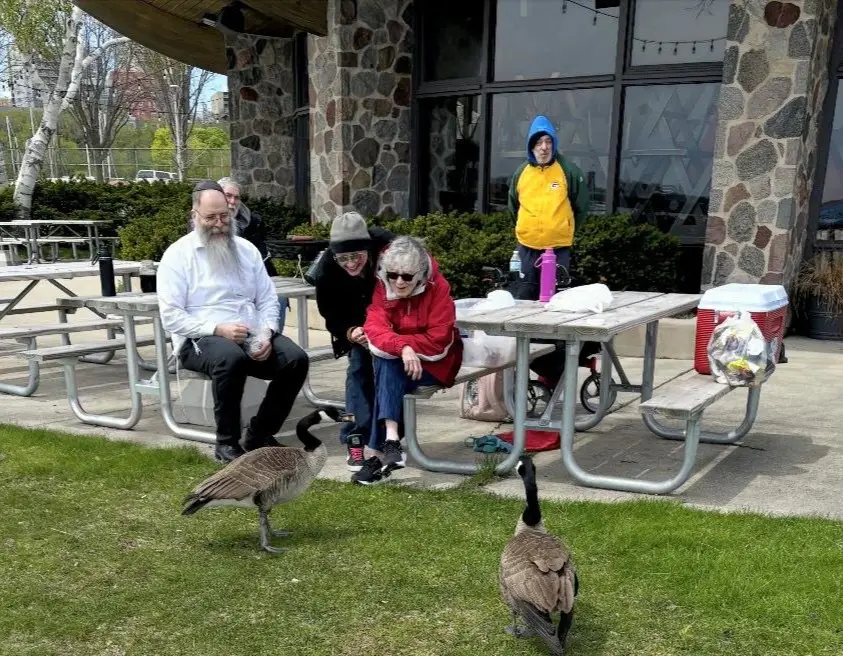 celebrating Lag BaOmer by the lake 5.2026