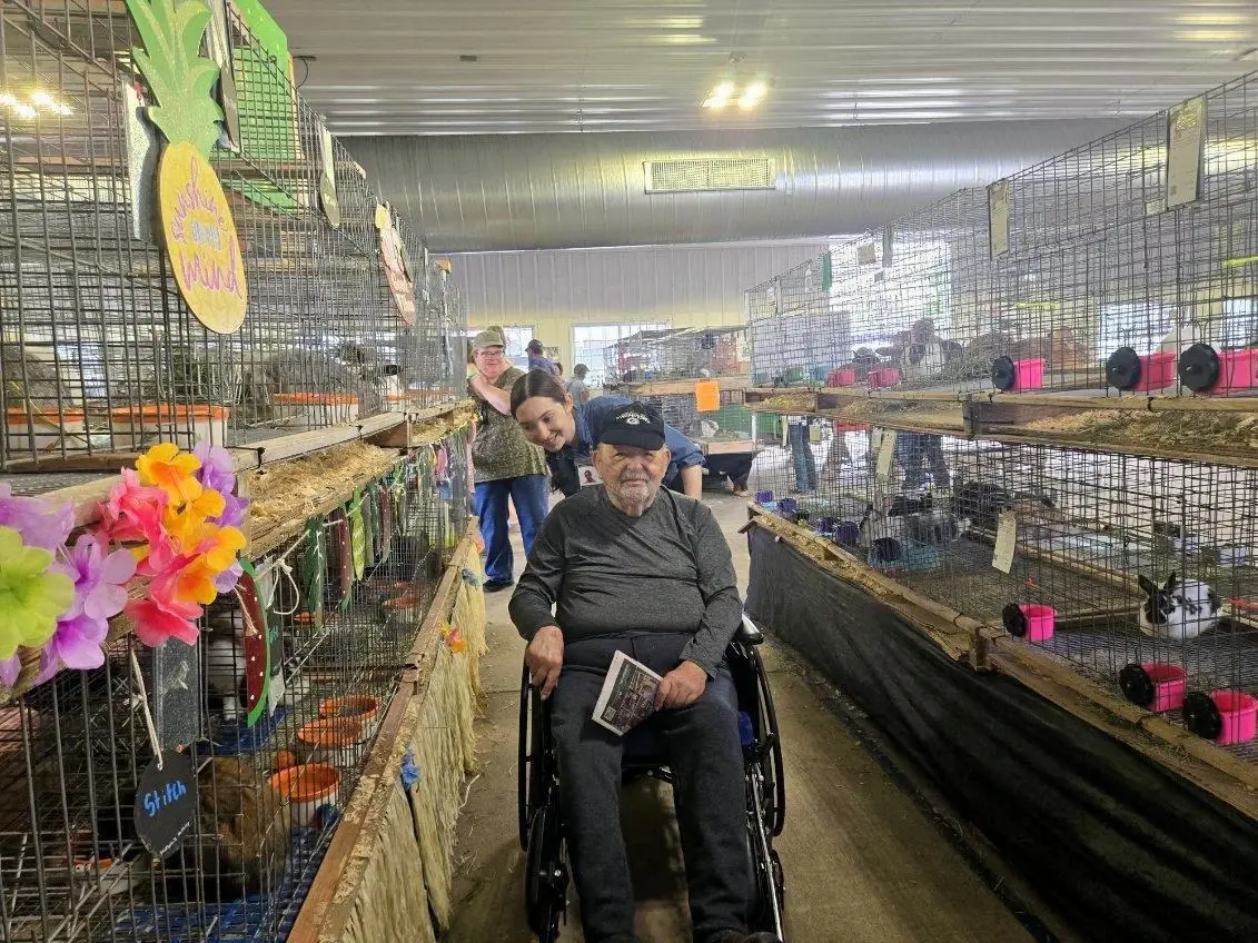 enjoying the Washington County Fair