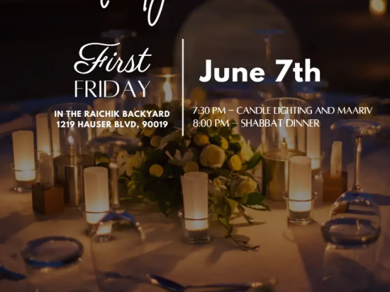 Unity Shabbat Dinner