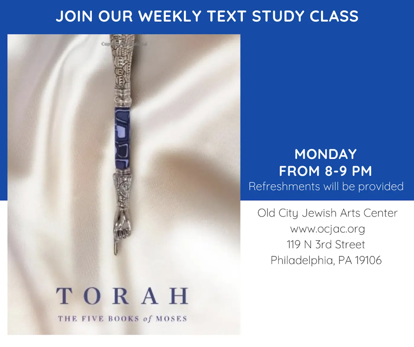 Weekly Text Study Class