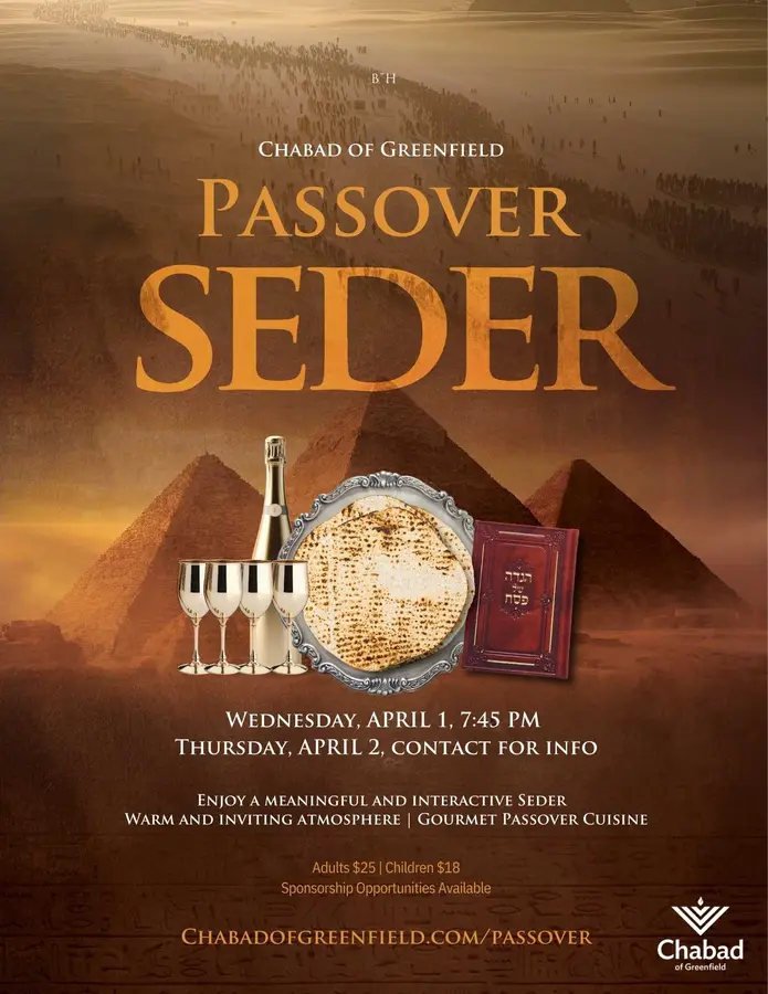 Join us for the Pesach Seder