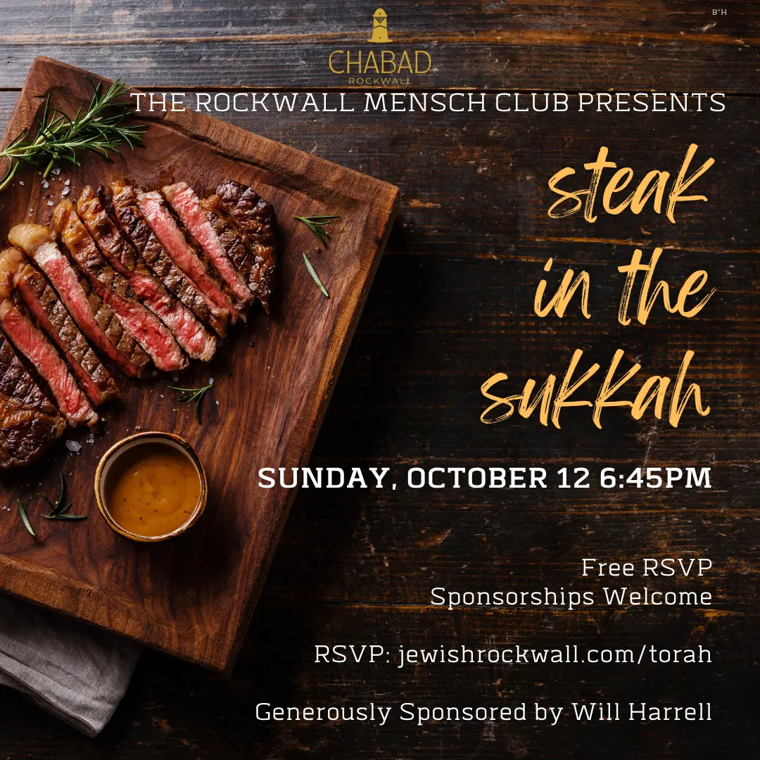 Steak in the Sukkah