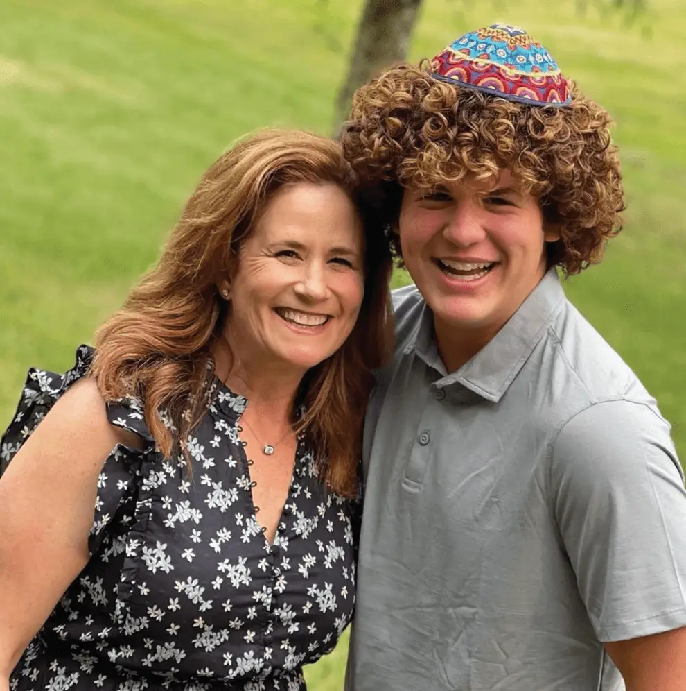 Adam and his mom, Ronni Menelsohn. 