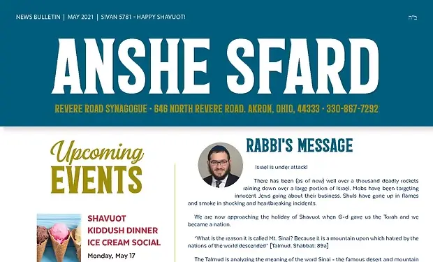 Shavuot 5781-2021 May 2021 Read Here