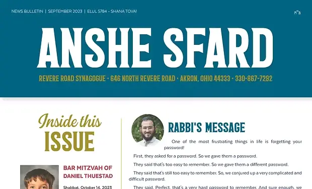 Rosh Hashana 5784-2023 September 2023 Read Here