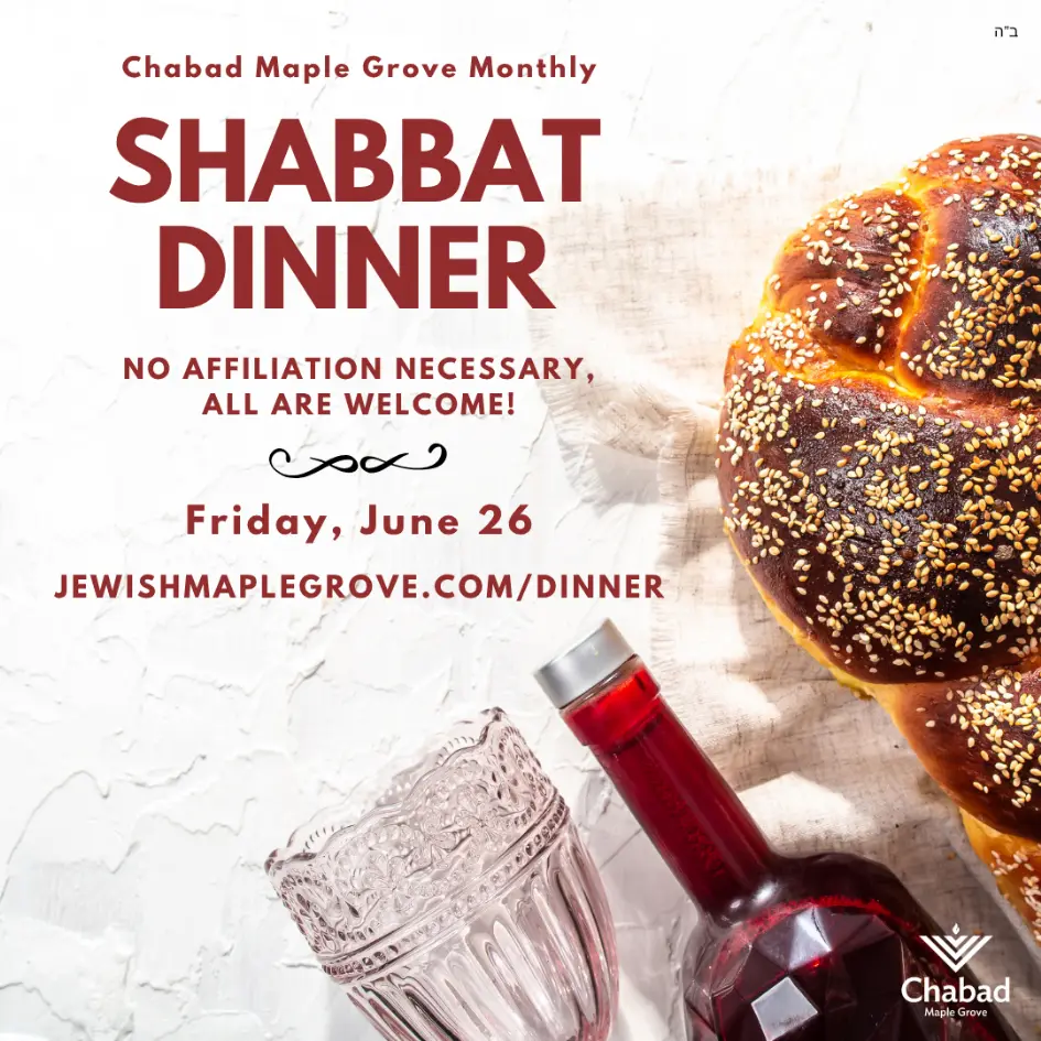 Join us once a month to enjoy a delicious Shabbat dinner with new friends and old!