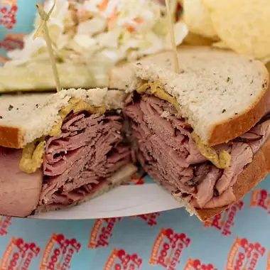 Pastrami Sandwich on Rye