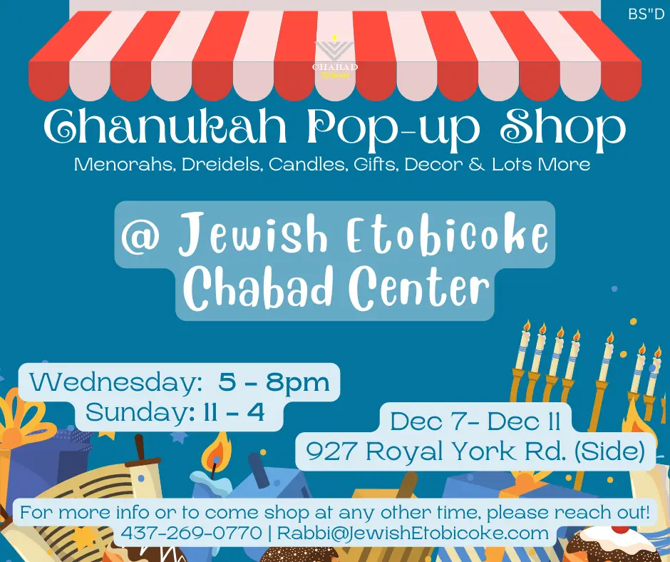 Chanukah Pop-Up Shop
