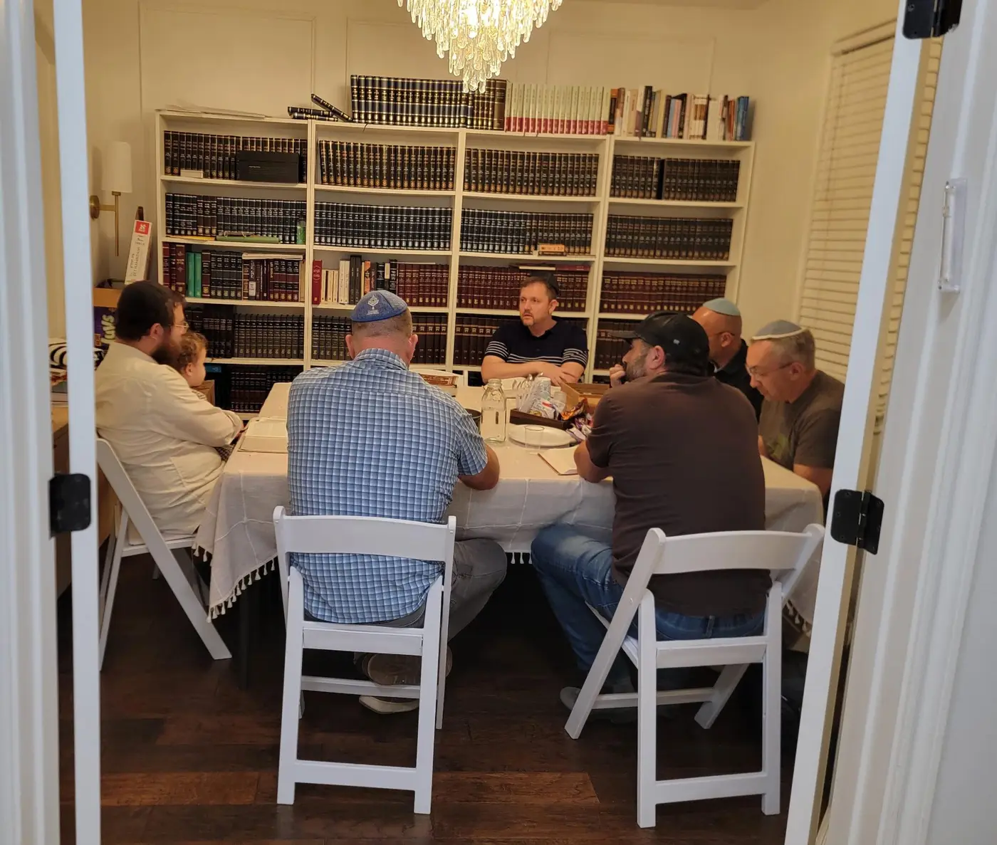 Wednesday · 9:00 PM Men's Torah Class Get in Touch