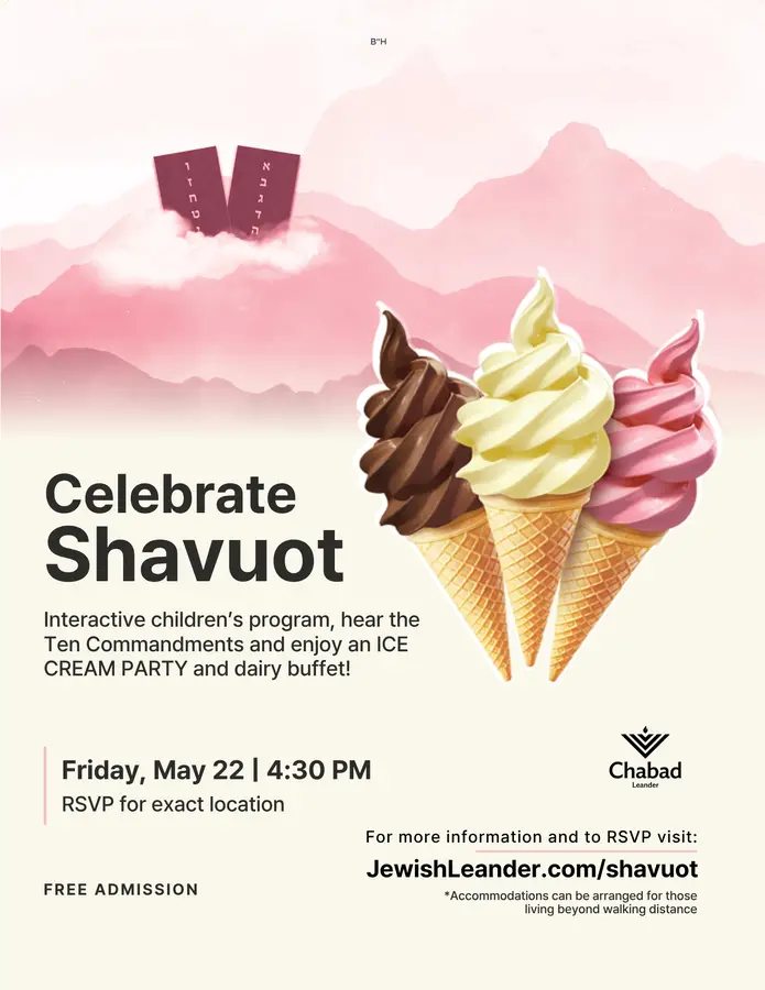 Shavuot Torah Reading & Ice Cream Party