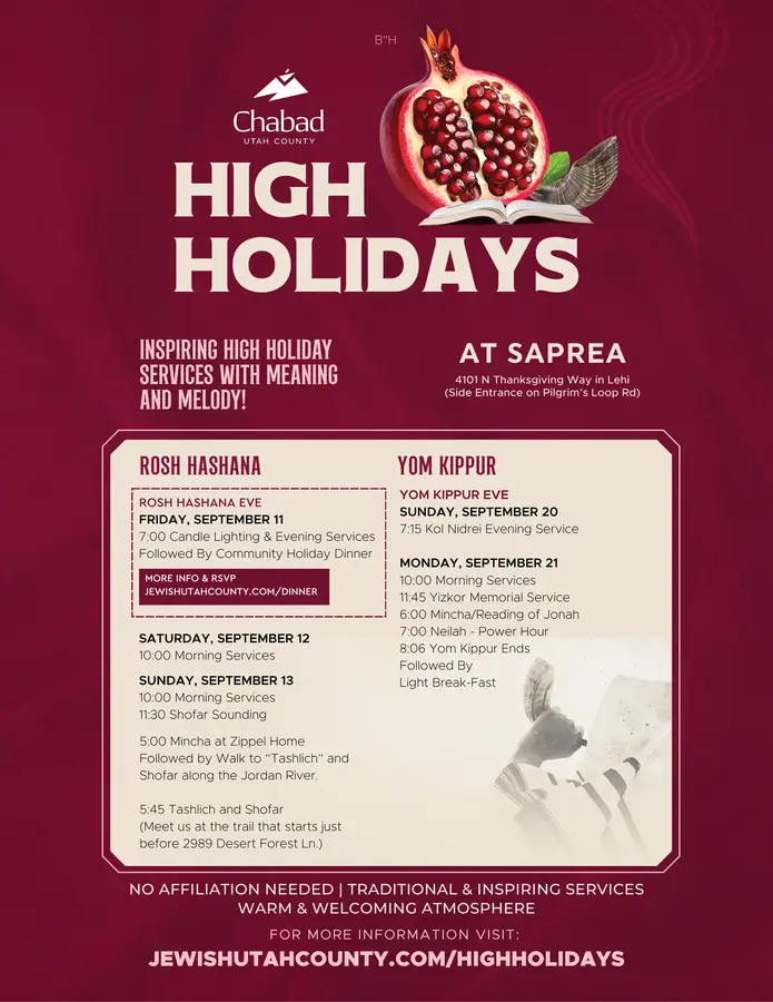 High Holiday Services