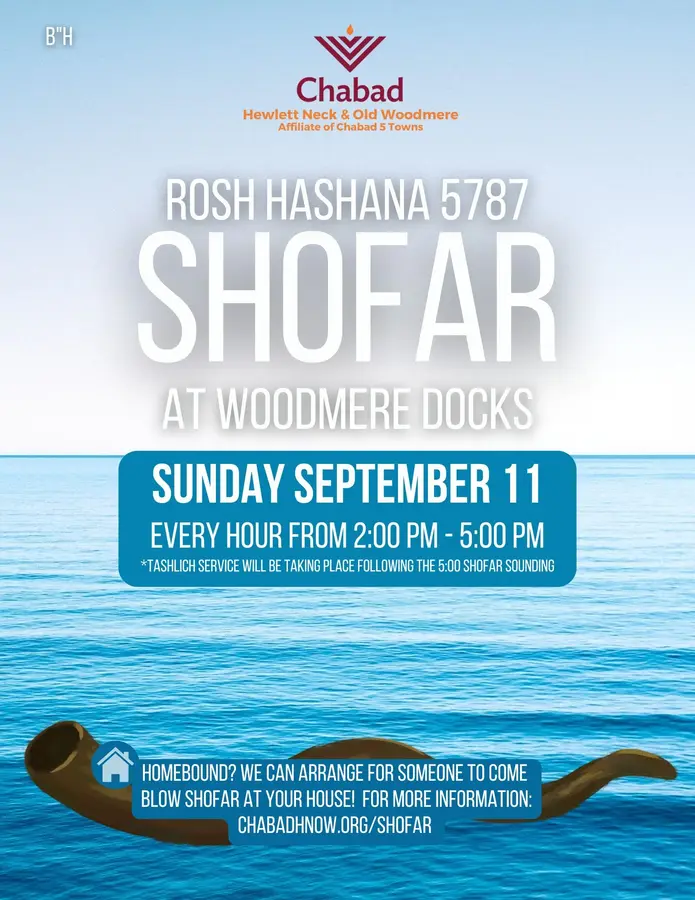 Rosh Hashanah Shofar Schedule