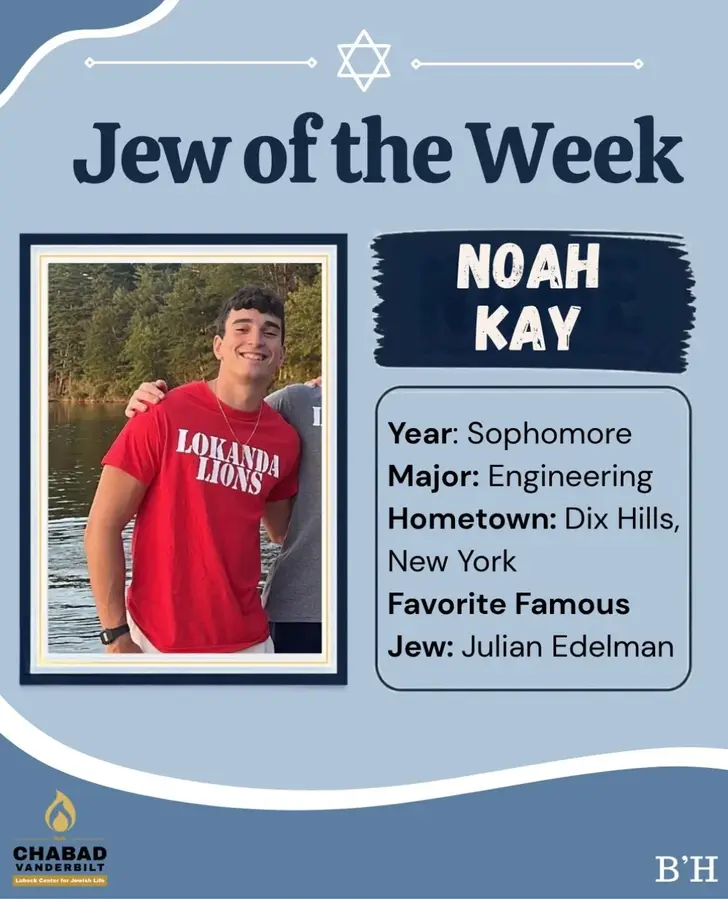 Congratulations Noah for being this semester’s first Jew of the week!! 🎉🎉✡️✡️