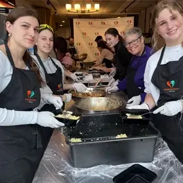 Fresh ingredients, volunteer cooks, and a heart to serve