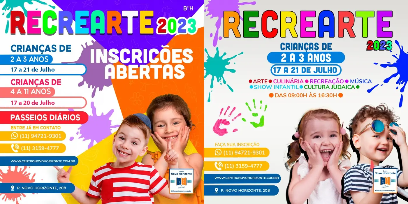 Seus filhos merecem as férias mais divertidas do ano!!