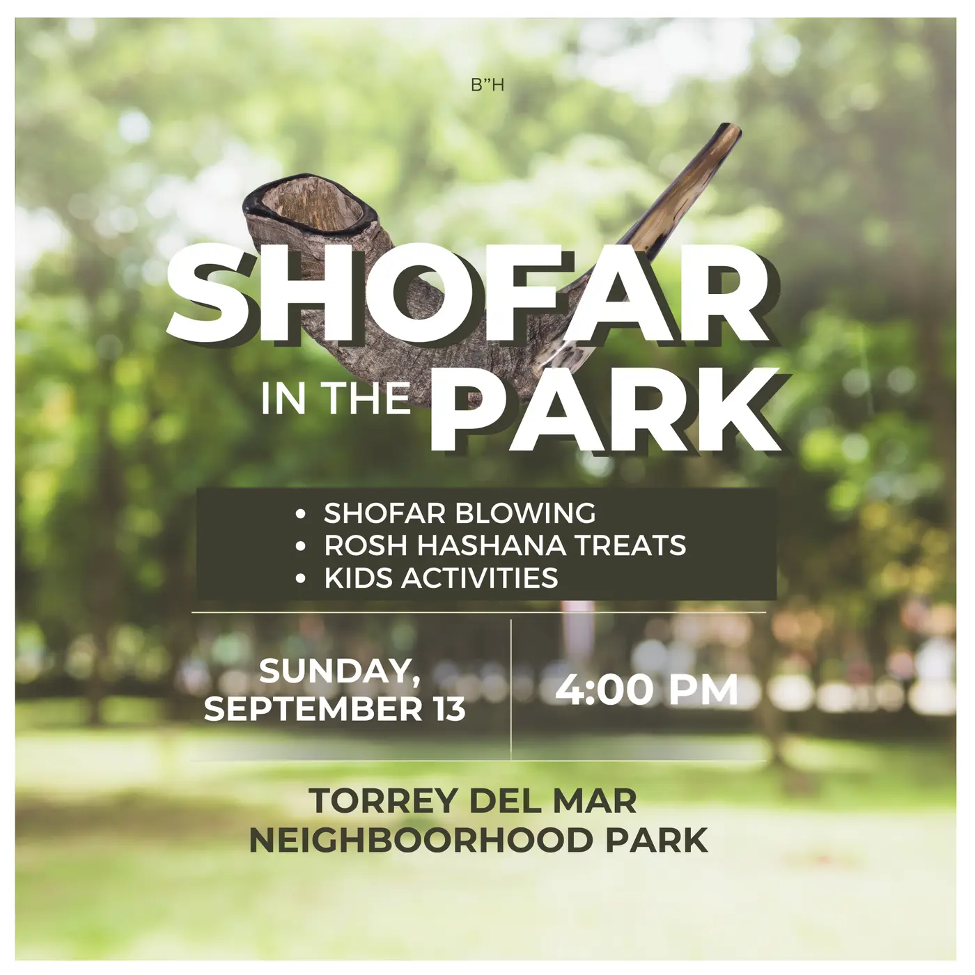 Shofar in the Park!