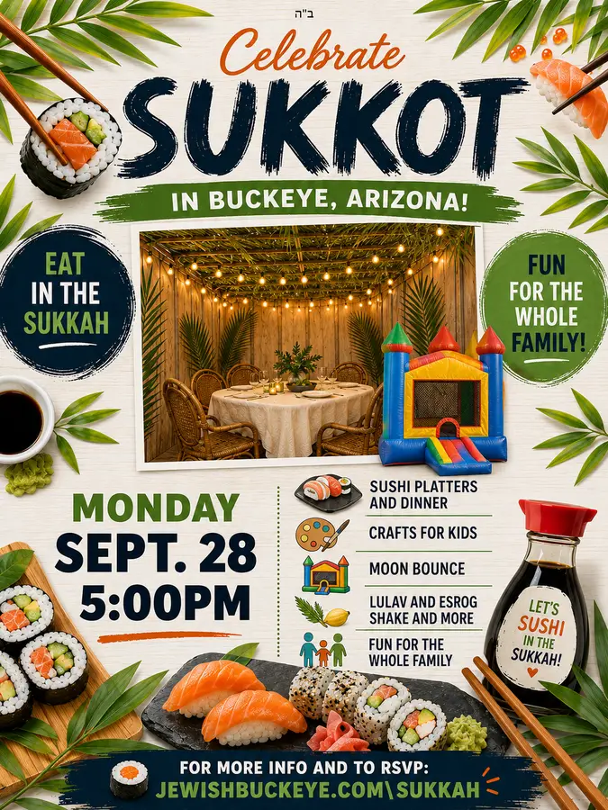 Sukkot Party in the Sukkah