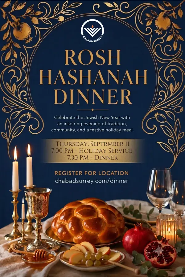 Join Rosh hashanah dinner!