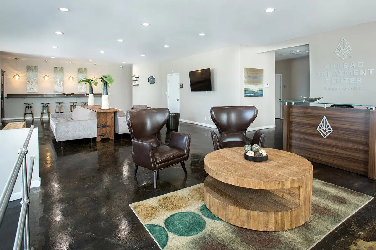 Jewish substance abuse help center lobby