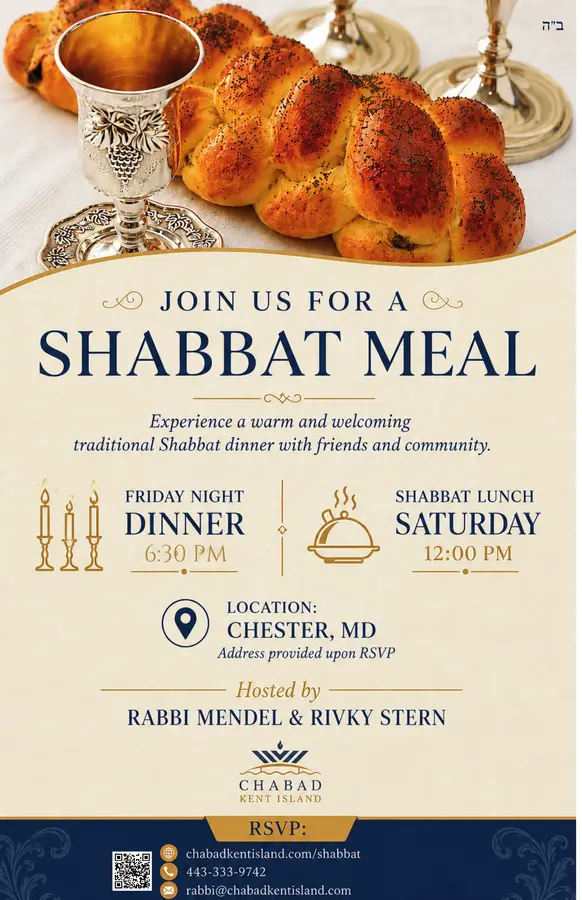 Join us for Shabbat Dinner!